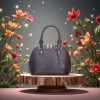 Longxiang folding bag, heart-shaped tote bag, briefcase, large capacity, fashionable commuting bag Specification image